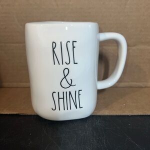 Rae Dunn White Mug - Rise & Shine